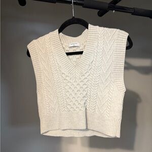 Babaton Light Birch Knit Sweater Vest